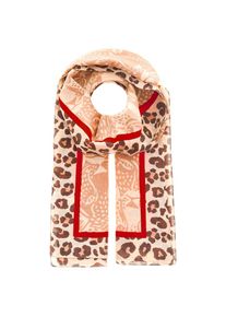 Zwillingsherz , Modeschal »"Leopard Faces"«, mit Leo Muster , rot