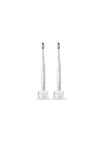 Oral-B , Schallzahnbürste »Pulsonic Slim One 2900 mit 2. Zahnbürste«, 2 St. Aufsteckbürsten , weiss , Inklusive 2. Zahnbürste mit Ladestation