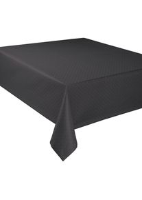 Curt Bauer Tischdecke »3947 Riga, mit Rautenmotiv, Damast-Tischwäsche«, (1 St.), aus 59% Baumwolle, 41% Polyester, merzerisiert, mit Fleckschutz , grau , Curt...