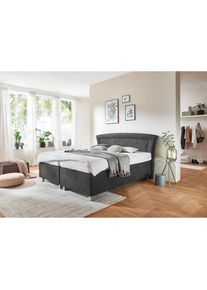 Boxspringbett, in diversen Ausführungen , grau , Westfalia Schlafkomfort