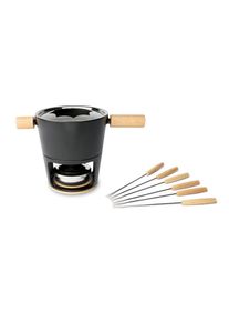 St&ouml;ckli St&ouml;ckli, Fondue &raquo;K&auml;sefonduegarnitur Titlis&laquo;, schwarz, hellbraun