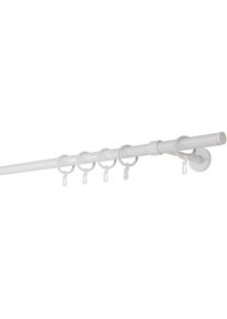 Gardinenstange »20mm Match Wandträger 14 cm« 1 läufig-läufig Fixmass , weiss , mydeco