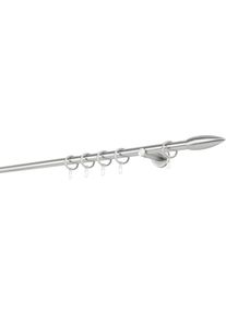 Gardinenstange »20mm Cardo Wandträger 6,5 cm«, 1 läufig-läufig, Fixmass , silberfarben , mydeco