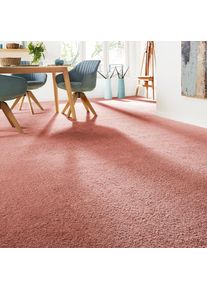 ANDIAMO , Teppichboden »Verona, Velours, Made in Belgium« rechteckig 6 mm Höhe Uni Farben, Breite 400 cm oder 500 cm, strapazierfähig, pflegeleicht...