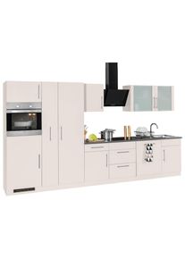 Wiho-Küchen Küchenzeile »Cali« ohne E-Geräte, Breite 360 cm , beige , wiho Küchen