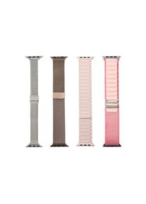 4smarts , Smartwatch-Armband »4er Set Omega L Apple Watch 42/44/46/49 mm« , bunt