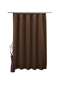 Gardine »Rustika«, (1 St.), Deko Struktur, Polyester, pflegeleicht, nach Mass , braun , Vhg