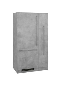 Wiho-Küchen Küche »Chicago« wahlweise mit E-Geräten, Breite 90 cm , grau , wiho Küchen