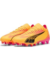 Puma , Fussballschuh »ULTRA MATCH FG/AG« für Rasenplätze , orange , Leichtes Mesh-Obermaterial