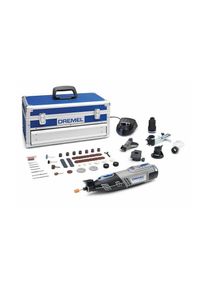 Dremel , Elektro-Multifunktionswerkzeug »8220-5/65 Platin Edition«, (Set), Bohren; Drehzahlvorwahl; Fräsen; LED-Arbeitsleuchte; Sägen; Schleifen ,...