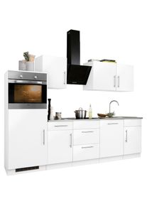 Wiho-Küchen Küchenzeile »Cali« ohne E-Geräte, Breite 280 cm , weiss , wiho Küchen