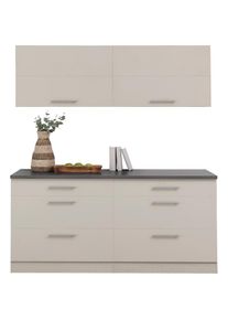 Wiho-Küchen Küche »Cali« ohne Geräte, Gesamtbreite 180 cm , beige , wiho Küchen