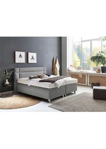 Boxspringbett in diversen Ausführungen , grau , Westfalia Schlafkomfort