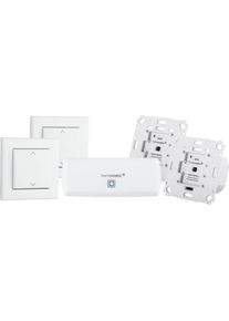 homematic IP , Smart-Home Starter-Set , weiss , Die verschlüsselte Kommunikation ermöglicht einen sicheren Zugriff auf Ihr Smart Home – auch von...