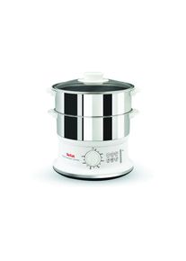 Tefal, Dampfgarer &raquo; Edelstahl Dampfgarer&laquo; 900 W, silberfarben, Einheitsgr&ouml;&szlig;e, Aufs&auml;tze, Reiseinsatz, Deckel und Tropfschale sind sp&uuml;lmaschinengeeignet