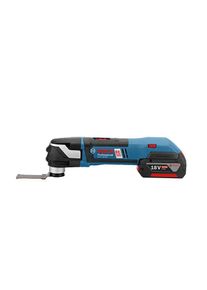 Bosch Professional , Elektro-Multifunktionswerkzeug »GOP 18V-28 2x5.0Ah Kit«, (Set), Funktionen: Sägen; Fräsen; Schleifen; Schaben , blau , L-BOXX,...