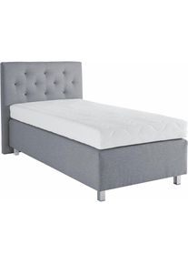 Boxspringbett in diversen Ausführungen , grau , Westfalia Schlafkomfort