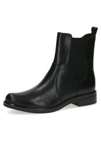 Caprice , Chelseaboots , Stiefelette, Businessschuh in klassischer Optik , schwarz , Mit Stretch und Innen-Reissverschluss
