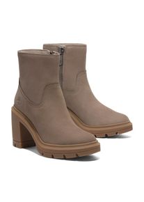 Timberland , Damen , Stiefelette &raquo;ALLINGTON HEIGHTS MID ZIP UP BOOT&laquo; Winterschuhe, Ankle Boots, Winterboots , braun , Modische Stiefelette von...