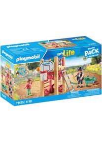 Playmobil , Konstruktions-Spielset »Zimmerin on tour (71475), My City Life«, (58 St.), Spielturm, teilweise aus recyceltem Material; Made in...