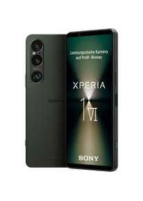 Sony , Smartphone »Xperia 1 VI« Khaki-Grün , grün , Die innovative texturierte Oberfläche verbessert den Griff mit einem echten Kamera-Look und...