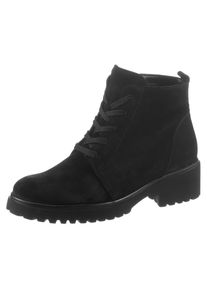 Waldl&auml;ufer Waldl&auml;ufer, Unisex, Schn&uuml;rboots &raquo;H-LUISE&laquo; , Stiefelette, Blockabsatz, in bequemer Schuhweite G (= weit), schwarz, 4,5 (37,5), Mit praktischem 