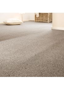 ANDIAMO, Teppichboden &raquo;Bruce, Schlinge&laquo; rechteckig 4 mm H&ouml;he meliert. Breite 400 cm, Wohnzimmer, strapazierf&auml;hig & robust, braun, Kunstfaser, 4 mm