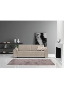 Egoitaliano Schlafsofa »Cecilia, modern & elegant, erstklassiger Sitzkomfort, Dauerschläfer«, inkl. Matratze und hochwertigem Metallbettrahmen, toller...