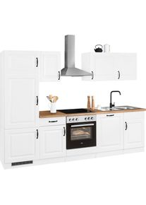 Wiho-Küchen Küchenzeile »Erla« ohne E-Geräte, Breite 280 cm , weiss , wiho Küchen