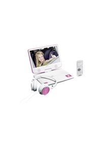 Lenco , Portabler DVD-Player »DVP-910« , pink , AV-Ausgang, 3,5-mm-Kopfhörerbuchse
