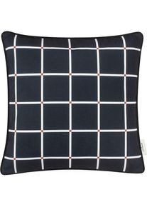 Dekokissen »Winter Check«, mit modernem Druckmotiv, Kissenhülle ohne Füllung, 1 Stück , rot , Tom Tailor HOME