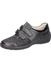 Waldl&auml;ufer Waldl&auml;ufer, Unisex, Klettschuh &raquo;HESNA-Soft&laquo; , Komfortschuh, Bequemschuh, Halbschuh in H-Weite, mit Orthotritt, schwarz, 3,5 (36), Klettschuh mit 