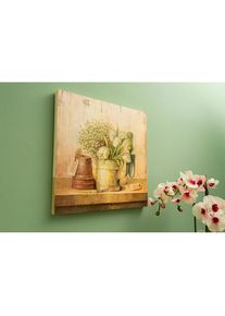 Wandbild »Elin«, Wanddeko, Motiv Blumen, 50x50 cm, Wohnzimmer , bunt , MyFlair Möbel & Accessoires