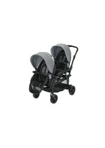 Geschwisterwagen»ModesDuoShiftGrau/Schwarz«15kg , grau