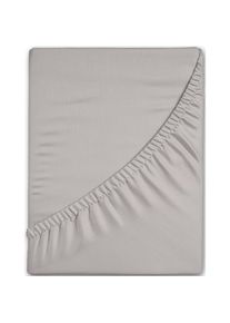 Spannbettlaken »Renforcé « 100% Baumwolle, Renforcé, Rundumgummi, bis 25 cm höhe, 80x200, Weiss , beige , Good Morning , Obermaterial: 100% Baumwolle