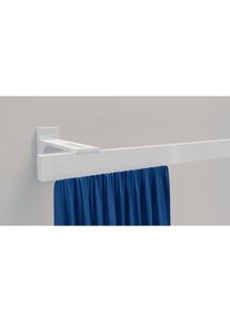 Gardinenstange »Bern« 1 läufig-läufig Wunschmasslänge Innenlauf Komplett-Set inkl. Gleitern und Montagematerial , weiss , Indeko