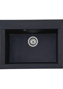 respekta, respekta Einbausp&uuml;le, schwarz, Verbundwerkstoff