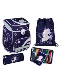 Scooli, Unisex, Schulranzen &raquo;EasyFit, Dreamland&laquo; Reflektoren, dreamland, B/H/T: 33cm x 37cm x 29cm, Schulranzen-Set, 5-tlg. &raquo;EasyFit, Dreamland&laquo;