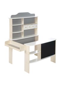 Roba , Kaufladen »Verkaufsstand weiss/grau« , grau
