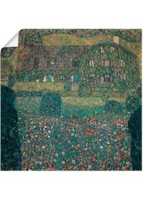 Wandbild »Landhaus am Attersee. 1914.«, Garten, (1 St.), als Alubild, Outdoorbild, Leinwandbild in verschied. Grössen , bunt , Artland