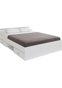 Parisot, Funktionsbett &raquo;Stauraumbett, TOPSELLER&laquo; in 2 Breiten, pflegeleichte Kunststoffoberfl&auml;che, mit extra Stauraum, wei&szlig;, Pflegeleichte 