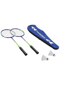 Hudora , Badmintonschläger »Badmintonset Winner HD-33« , blau