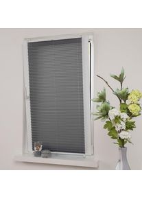 Plissee »Klemmfix-Plissee verspannt« Lichtschutz ohne Bohren verspannt , grau , Liedeco , Obermaterial: 100% Polyester
