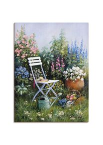 Wandbild »Unvergesslich«, Garten, (1 St.), als Leinwandbild, Poster, Wandaufkleber in verschied. Grössen , grün , Artland