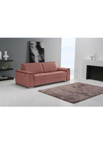 Egoitaliano Schlafsofa »Cecilia, modern & elegant, erstklassiger Sitzkomfort, Dauerschläfer«, inkl. Matratze und hochwertigem Metallbettrahmen, toller...