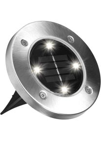LED Gartenleuchte »DISK LIGHTS«, Leuchtmittel LED-Board LED fest integriert, Set mit 8 Stück , schwarz , MediaShop