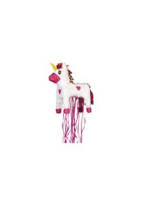 Pinata »Einhorn zum ziehen, Pink/Weiss« , pink , Amscan