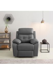 Home Affaire, Home Affaire Relaxsessel &raquo;Lannilis mit Liegefunktion, Fernsehsessel&laquo; mit manueller und elektrischer Relaxfunktion, grau, grau, 
