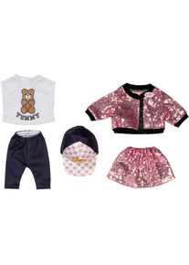 Baby Born , Puppenkleidung »Glam Outfit, 43 cm«, (Set, 5 tlg.), mit Kleiderbügel , bunt