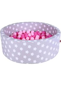 Bällebad »Soft, Grey White Stars« mit 300 Bällen soft pink; Made in Europe , weiss , KNORRTOYS